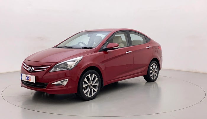 2015 Hyundai Verna FLUIDIC 4S1.6 VTVT S O AT, Petrol, Automatic, 81,562 km, Left Front Diagonal