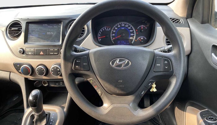 2017 Hyundai Grand i10 SPORTZ (O) AT 1.2 KAPPA VTVT, Petrol, Automatic, 20,854 km, Steering Wheel Close Up