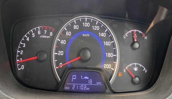 2017 Hyundai Grand i10 SPORTZ (O) AT 1.2 KAPPA VTVT, Petrol, Automatic, 20,854 km, Odometer Image