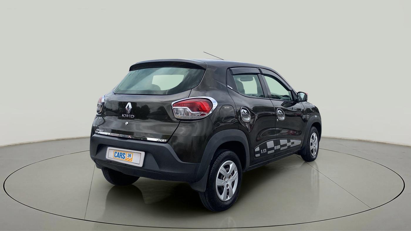 2018 Renault Kwid RXT 1.0 (O), Petrol, Manual, 54,323 km, Right Back Diagonal