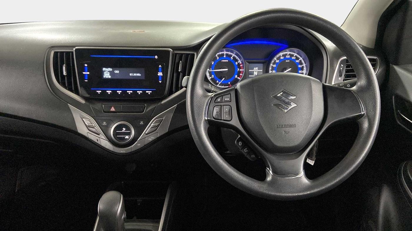 2021 Maruti Baleno DELTA CVT PETROL 1.2, Petrol, Automatic, 8,285 km, Steering Wheel Close Up