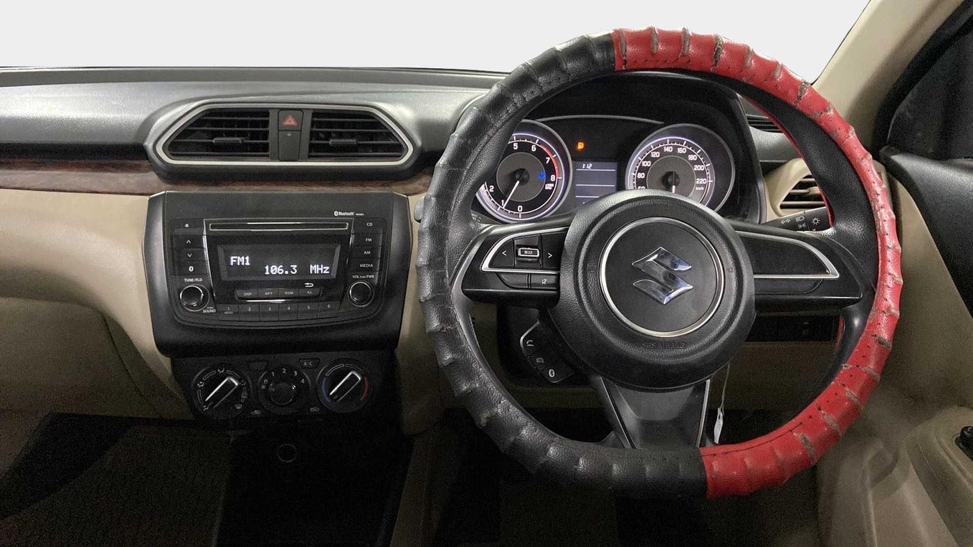 2018 Maruti Dzire VXI, Petrol, Manual, 42,083 km, Steering Wheel Close Up