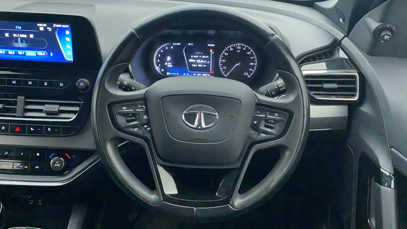 2021 Tata Harrier XZA PLUS 2.0L DARK EDITION, Diesel, Automatic, 54,180 km, Steering Wheel Close Up