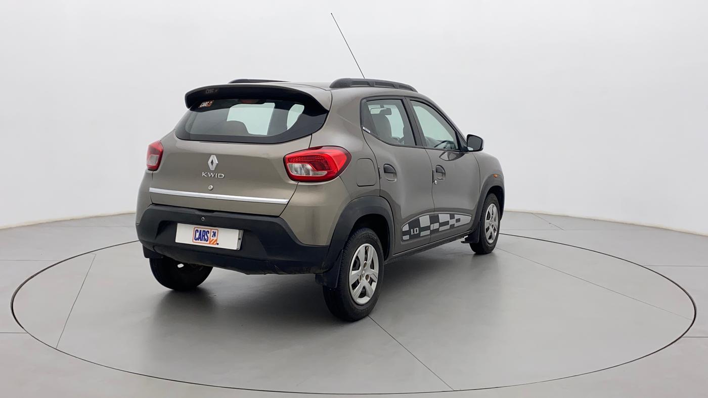 2016 Renault Kwid RXT 1.0 AMT (O), Petrol, Automatic, 60,897 km, Right Back Diagonal