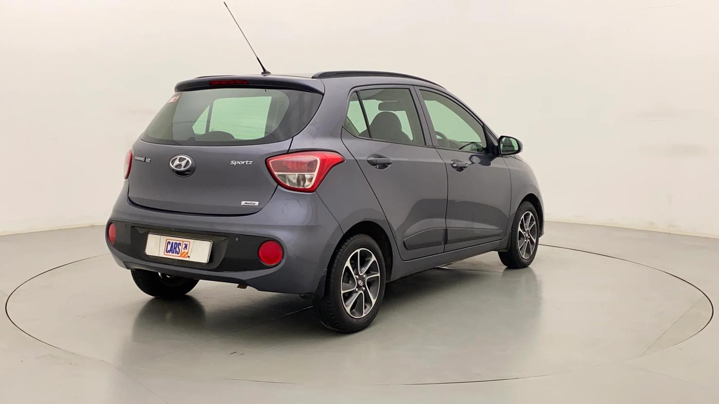 2017 Hyundai Grand i10 SPORTZ AT 1.2 KAPPA VTVT, Petrol, Automatic, 55,891 km, Right Back Diagonal