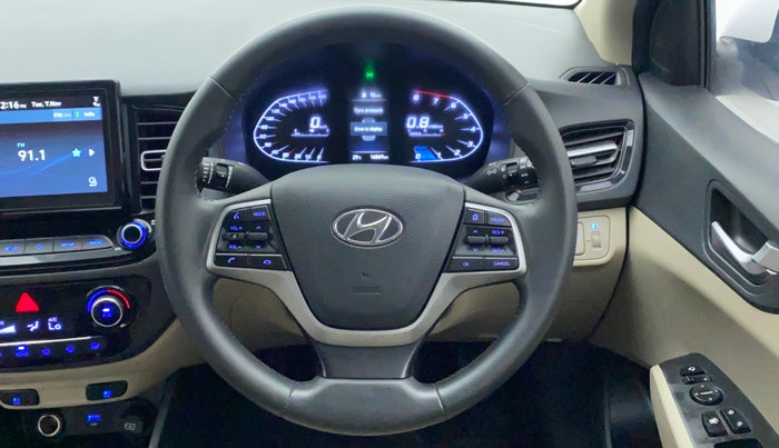 2021 Hyundai Verna SX (O) 1.5 VTVT IVT, Petrol, Automatic, 16,869 km, Steering Wheel Close Up