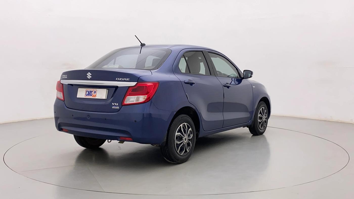 2017 Maruti Dzire VXI AMT, Petrol, Automatic, 47,275 km, Right Back Diagonal