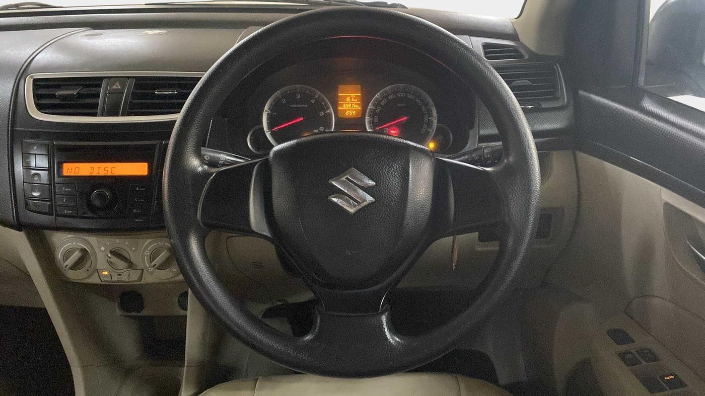 2013 Maruti Swift Dzire VDI, Diesel, Manual, 65,770 km, Steering Wheel Close Up