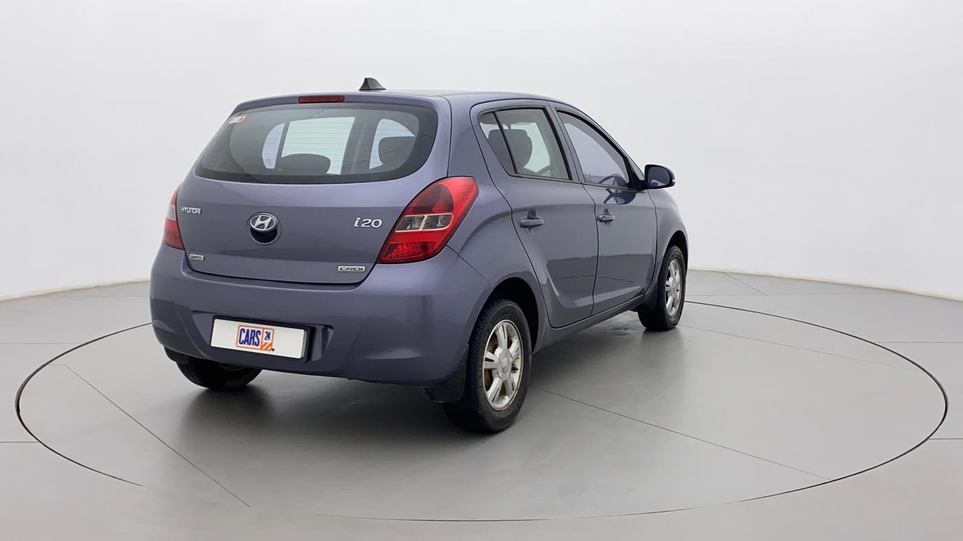 2010 Hyundai i20 SPORTZ (O) 1.2, Petrol, Manual, 67,856 km, Right Back Diagonal