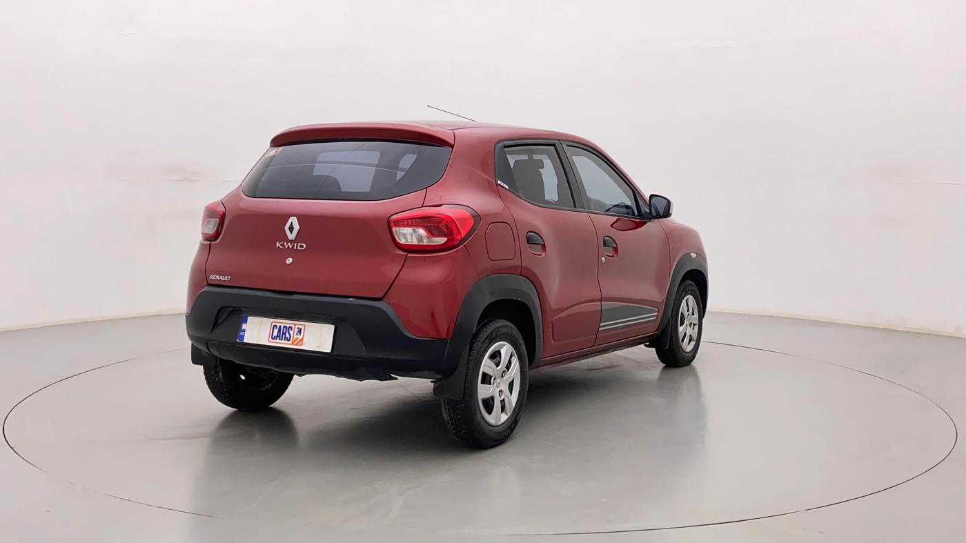 2019 Renault Kwid RXT 1.0 (O), Petrol, Manual, 75,494 km, Right Back Diagonal