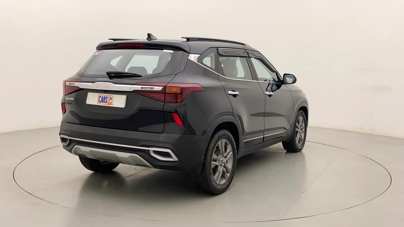 2021 KIA SELTOS HTX 1.5 DIESEL, Diesel, Manual, 1,19,522 km, Right Back Diagonal