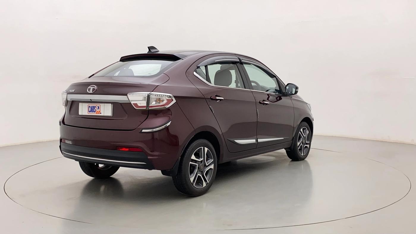 2021 Tata TIGOR XZA PLUS PETROL, Petrol, Automatic, 11,058 km, Right Back Diagonal