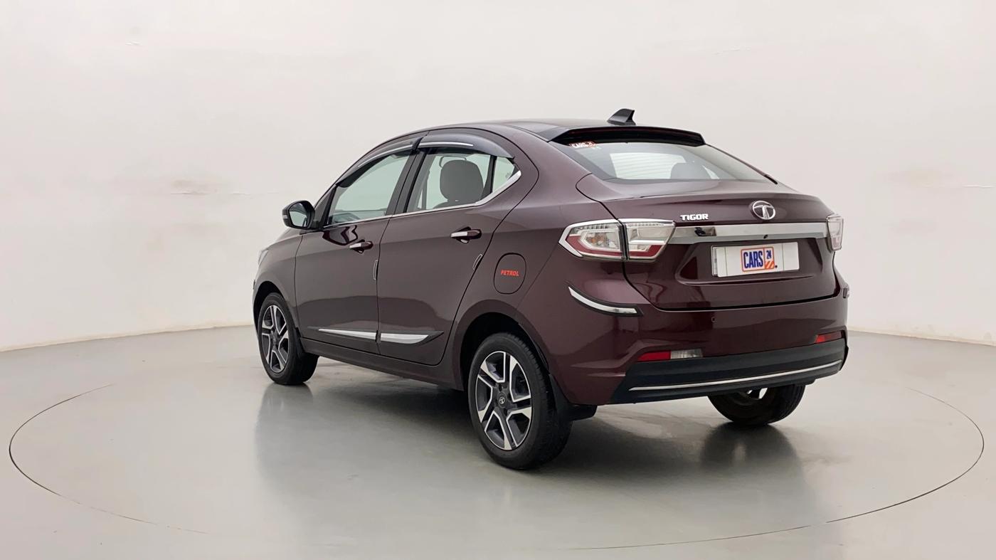 2021 Tata TIGOR XZA PLUS PETROL, Petrol, Automatic, 11,058 km, Left Back Diagonal