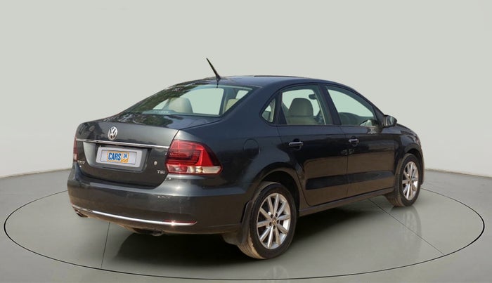 2017 Volkswagen Vento HIGHLINE PLUS 1.2 AT 16 ALLOY, Petrol, Automatic, 61,968 km, Right Back Diagonal
