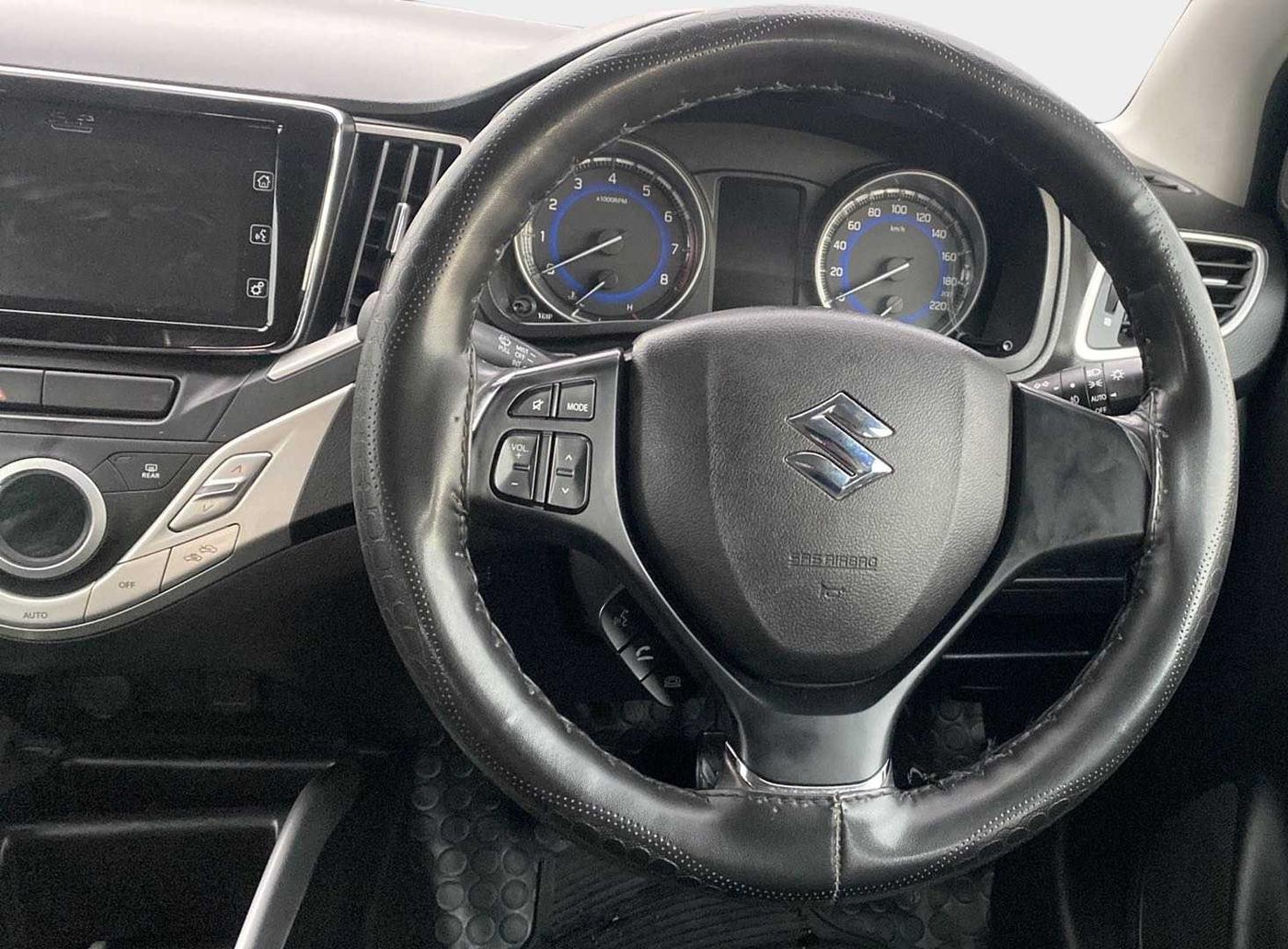 2017 Maruti Baleno ALPHA PETROL 1.2, Petrol, Manual, 44,932 km, Steering Wheel Close Up