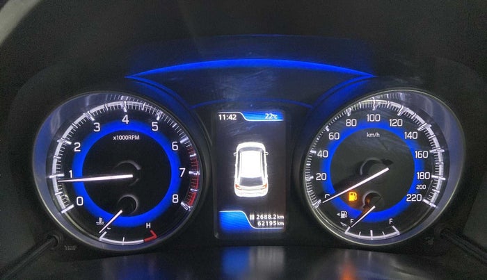 2016 Maruti Baleno ALPHA PETROL 1.2, Petrol, Manual, 62,194 km, Odometer Image