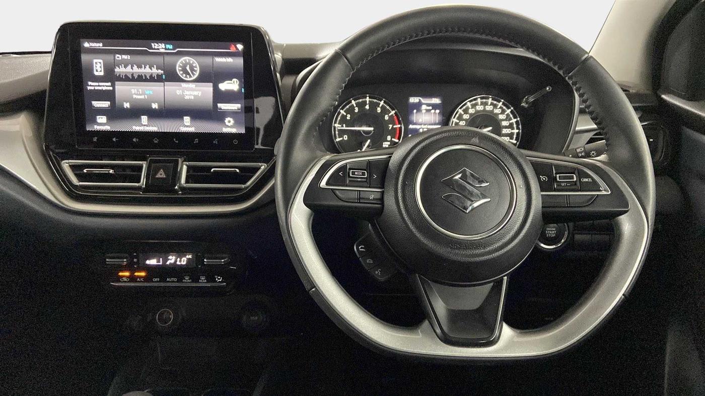 2022 Maruti Baleno ALPHA 1.2 AGS, Petrol, Automatic, 5,606 km, Steering Wheel Close Up