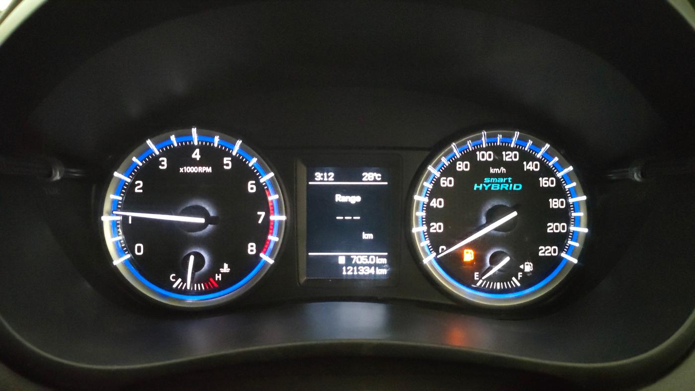 2021 Maruti S Cross ZETA 1.5, Petrol, Manual, 1,21,313 km, Odometer Image