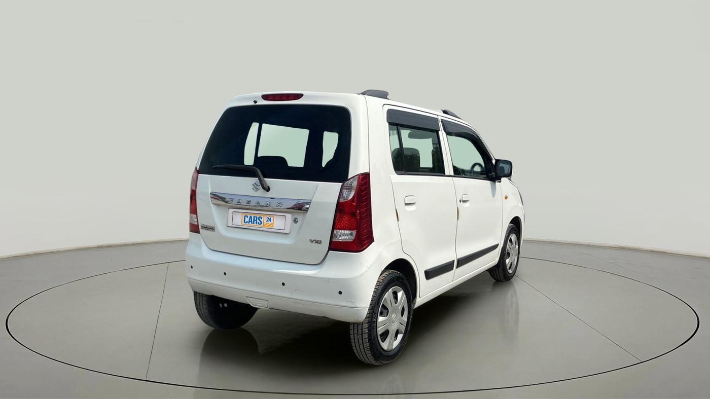 2017 Maruti Wagon R 1.0 VXI, Petrol, Manual, 60,892 km, Right Back Diagonal
