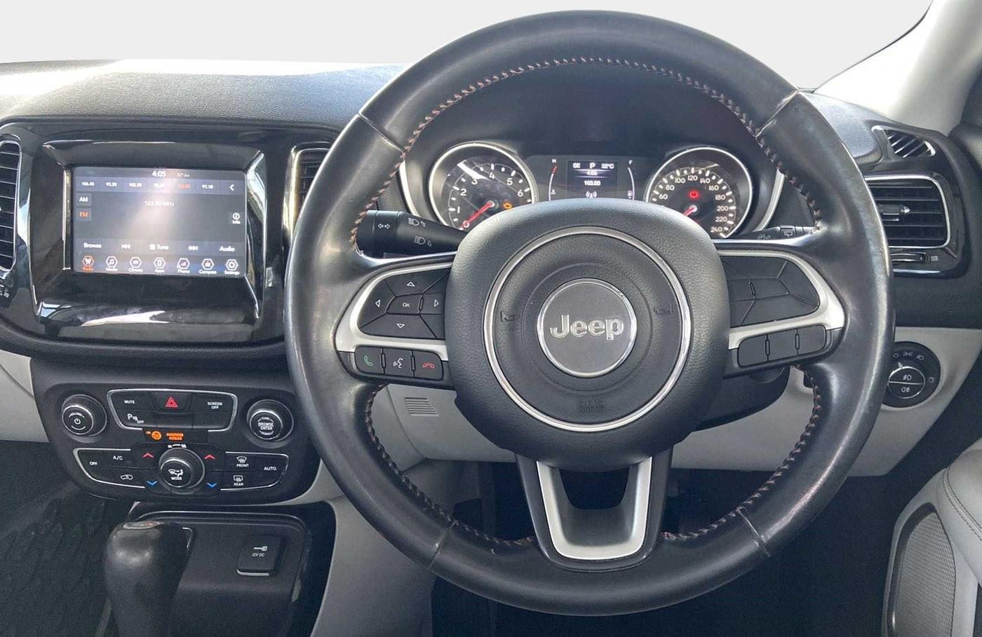 2018 Jeep Compass LIMITED 1.4 PETROL AT, Petrol, Automatic, 58,859 km, Steering Wheel Close Up