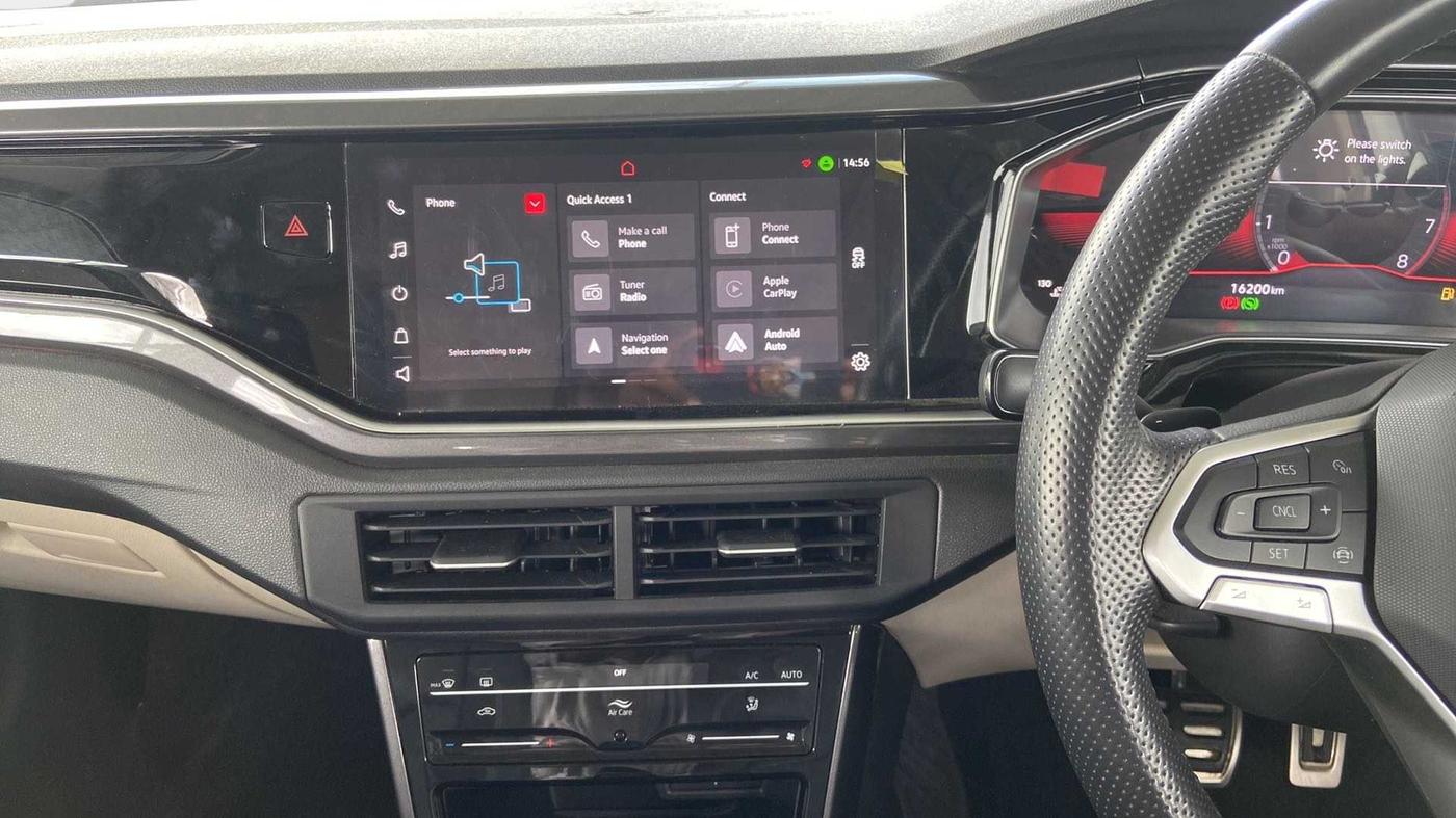 2022 Volkswagen VIRTUS GT PLUS TSI 1.5 EVO DSG, Petrol, Automatic, 16,185 km, Air Conditioner