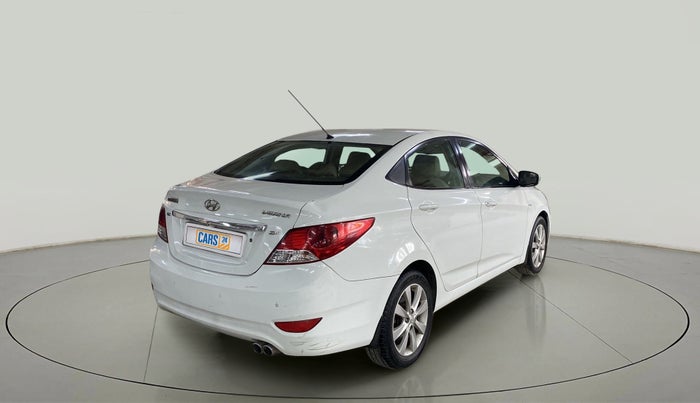 2013 Hyundai Verna FLUIDIC 1.6 VTVT SX, Petrol, Manual, 50,765 km, Right Back Diagonal