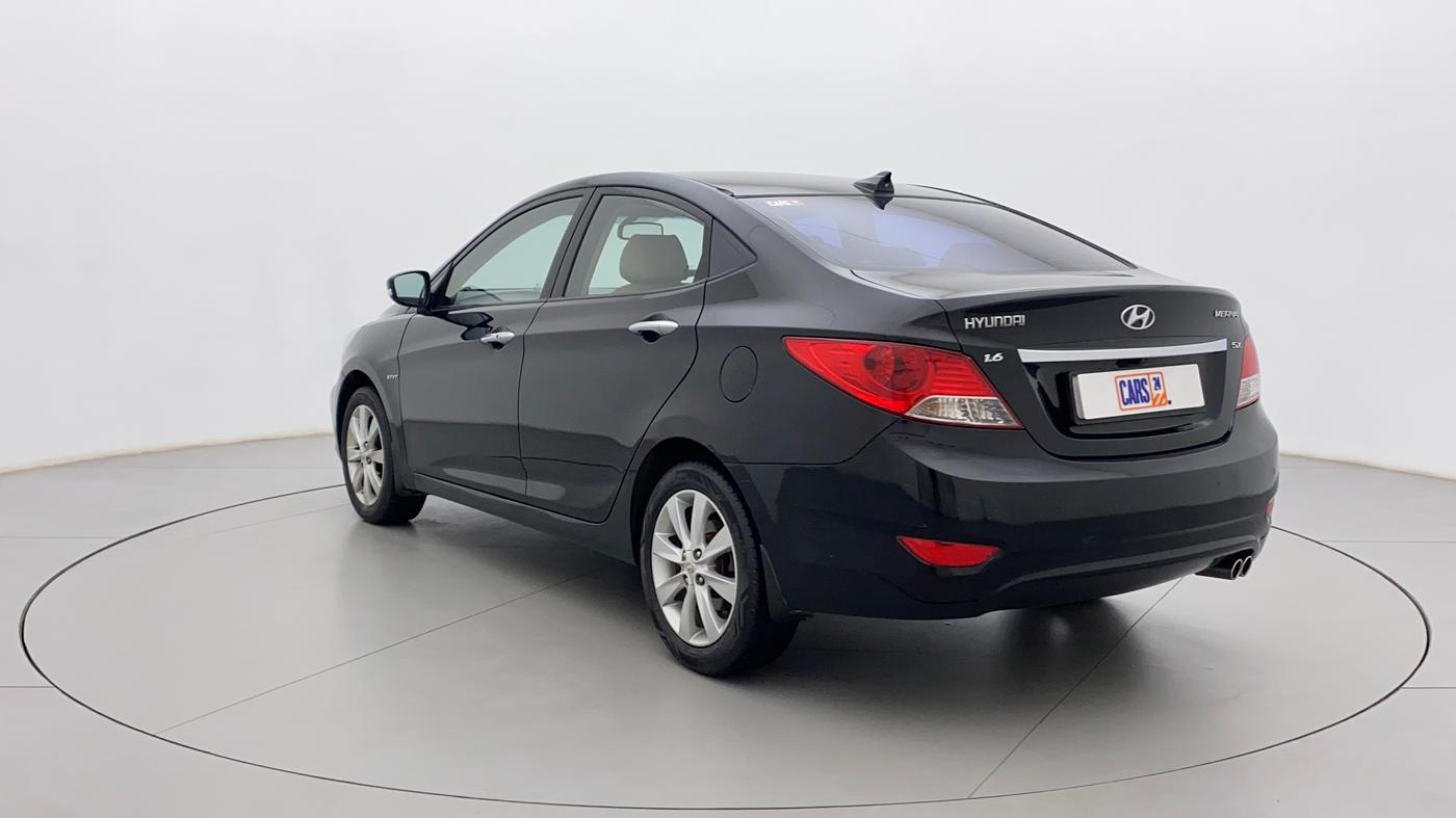 2012 Hyundai Verna FLUIDIC 1.6 VTVT SX OPT, Petrol, Manual, 69,778 km, Left Back Diagonal