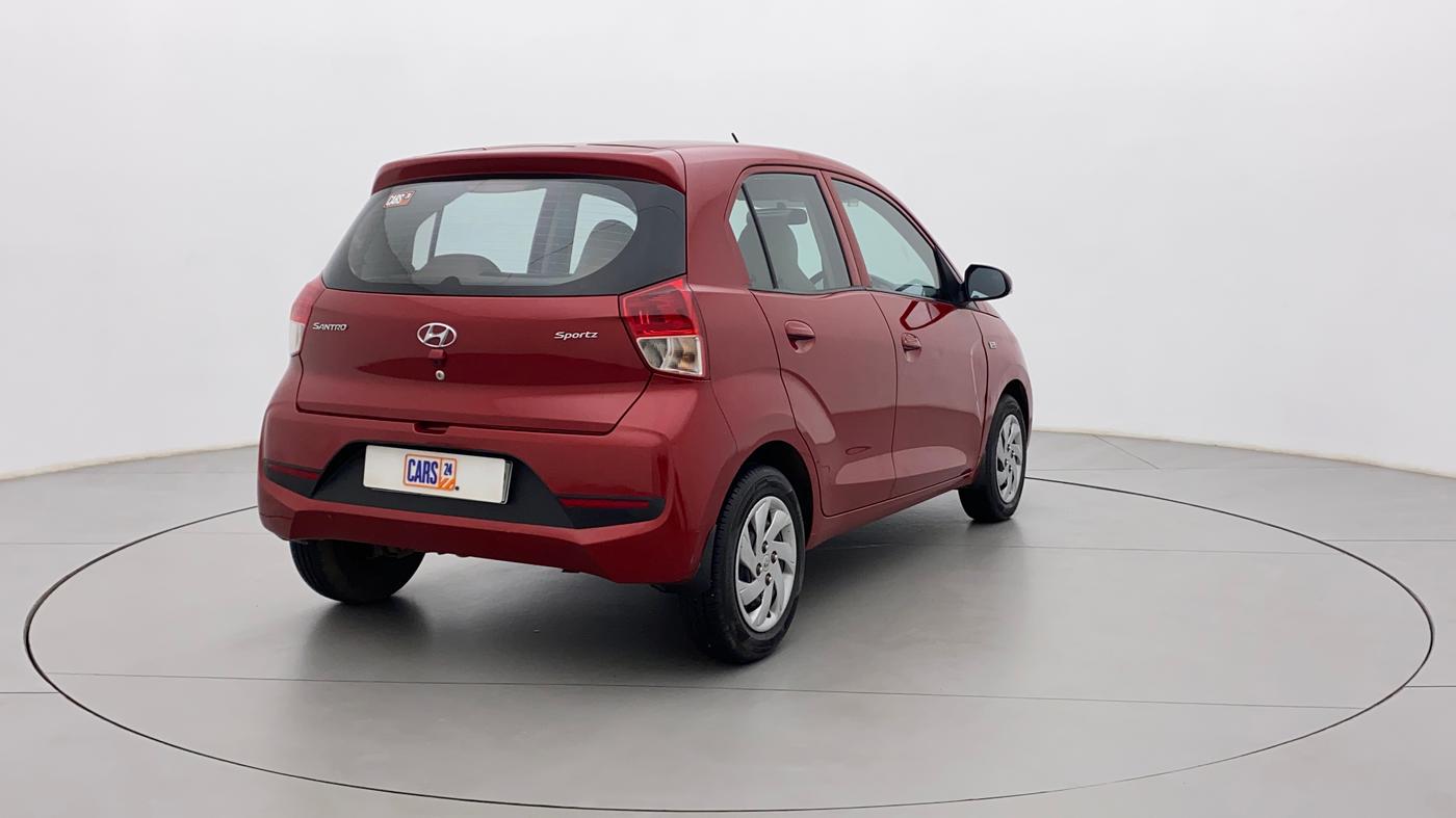 2019 Hyundai NEW SANTRO SPORTZ AMT, Petrol, Automatic, 17,234 km, Right Back Diagonal