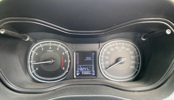 2021 Maruti Vitara Brezza VXI, Petrol, Manual, 55,657 km, Odometer Image