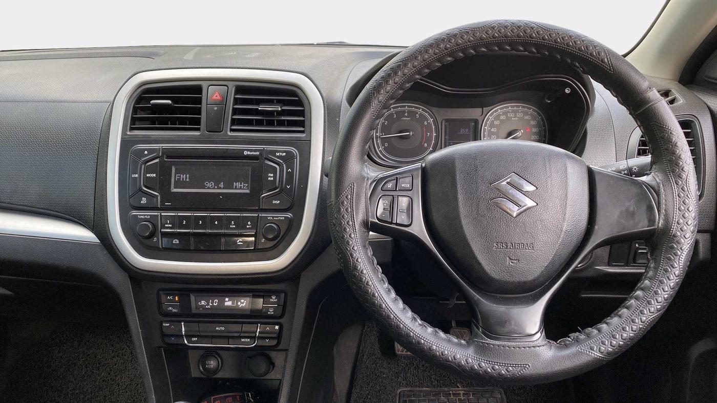 2021 Maruti Vitara Brezza VXI, Petrol, Manual, 55,657 km, Steering Wheel Close Up