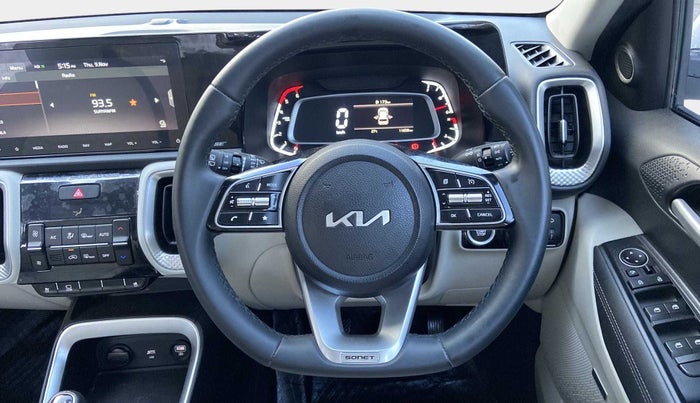 2022 KIA SONET HTX PLUS 1.5, Diesel, Manual, 11,647 km, Steering Wheel Close Up
