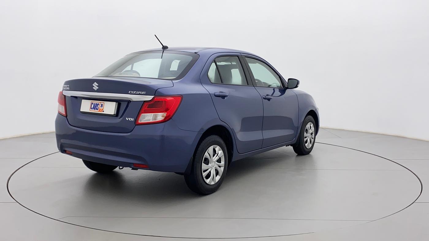 2017 Maruti Dzire VDI AMT, Diesel, Automatic, 1,00,695 km, Right Back Diagonal