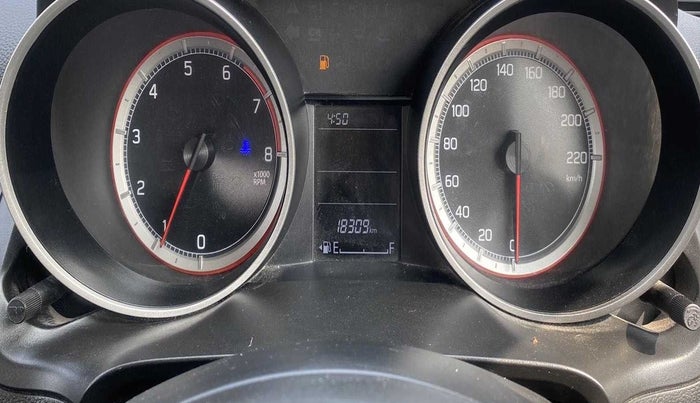 2018 Maruti Swift VXI, Petrol, Manual, 18,344 km, Odometer Image