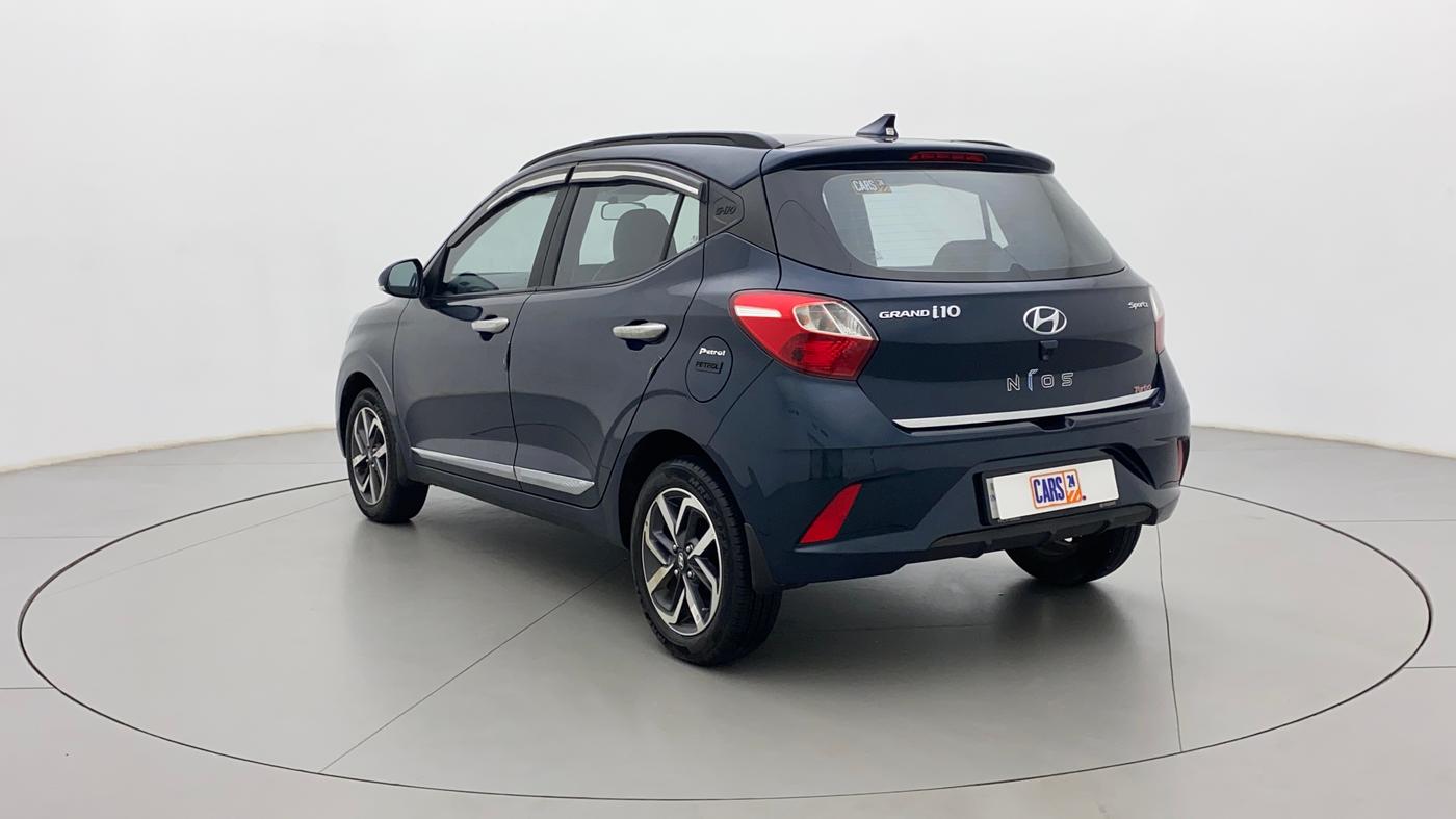 2022 Hyundai GRAND I10 NIOS SPORTZ 1.0 TURBO GDI, Petrol, Manual, 6,524 km, Left Back Diagonal