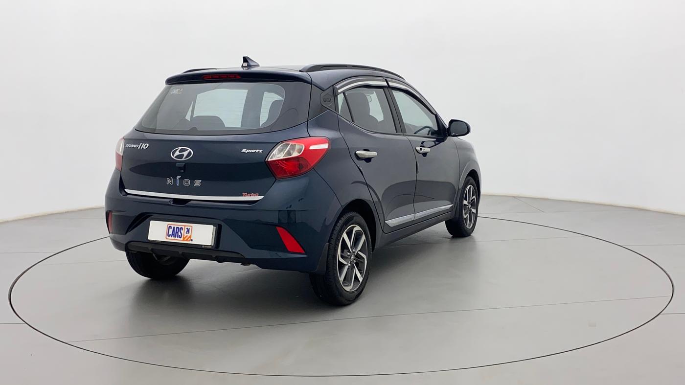 2022 Hyundai GRAND I10 NIOS SPORTZ 1.0 TURBO GDI, Petrol, Manual, 6,524 km, Right Back Diagonal