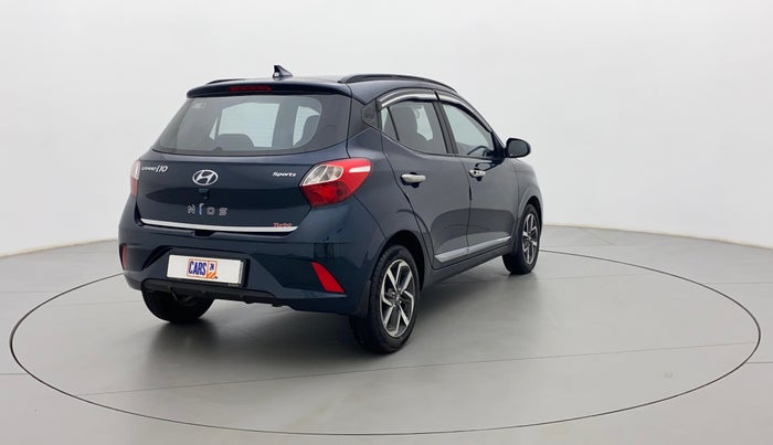 2022 Hyundai GRAND I10 NIOS SPORTZ 1.0 TURBO GDI, Petrol, Manual, 6,524 km, Right Back Diagonal