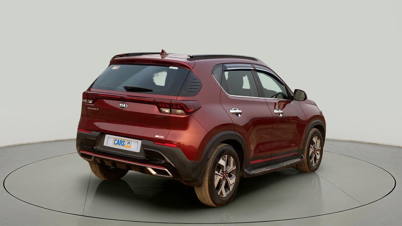 2021 KIA SONET GTX PLUS 1.0 IMT, Petrol, Manual, 48,611 km, Right Back Diagonal