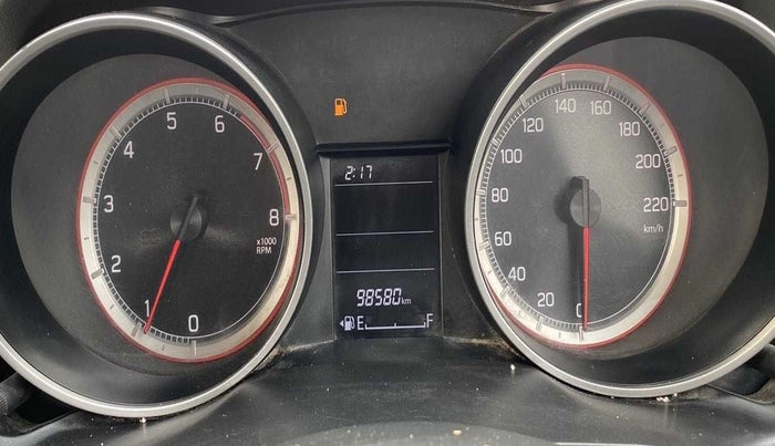 2018 Maruti Swift VXI, Petrol, Manual, 98,576 km, Odometer Image