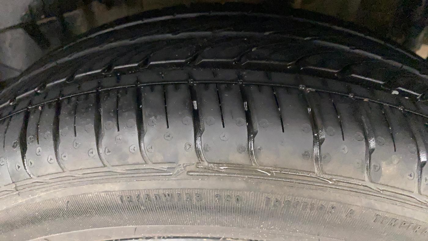 2019 Tata TIGOR XZ PLUS PETROL, Petrol, Manual, 25,728 km, Left Rear Tyre Tread