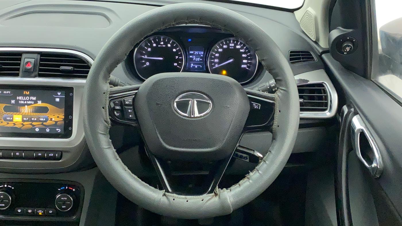 2019 Tata TIGOR XZ PLUS PETROL, Petrol, Manual, 25,728 km, Steering Wheel Close Up