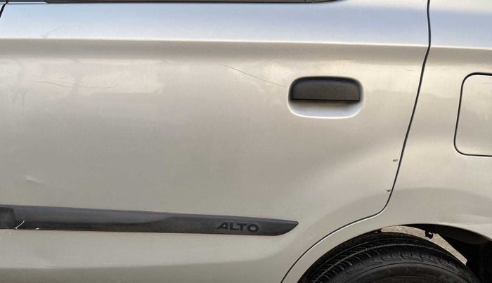 2017 Maruti Alto K10 VXI, Petrol, Manual, 51,198 km, Rear left door - Minor scratches