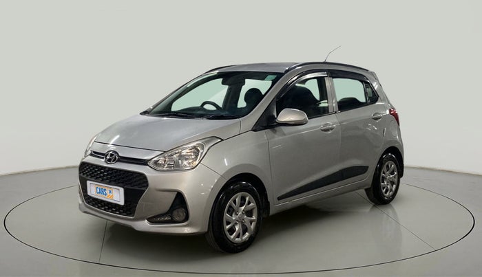 2018 Hyundai Grand i10 SPORTZ 1.2 KAPPA VTVT, Petrol, Manual, 66,554 km, Left Front Diagonal
