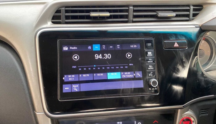 2017 Honda City 1.5L I-VTEC V MT, Petrol, Manual, 82,621 km, Infotainment system - GPS Card not working/missing