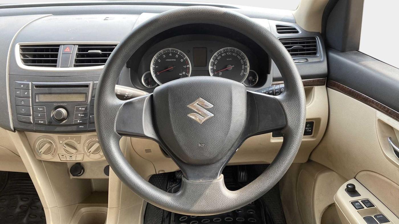 2012 Maruti Swift Dzire VXI, Petrol, Manual, 54,063 km, Steering Wheel Close Up
