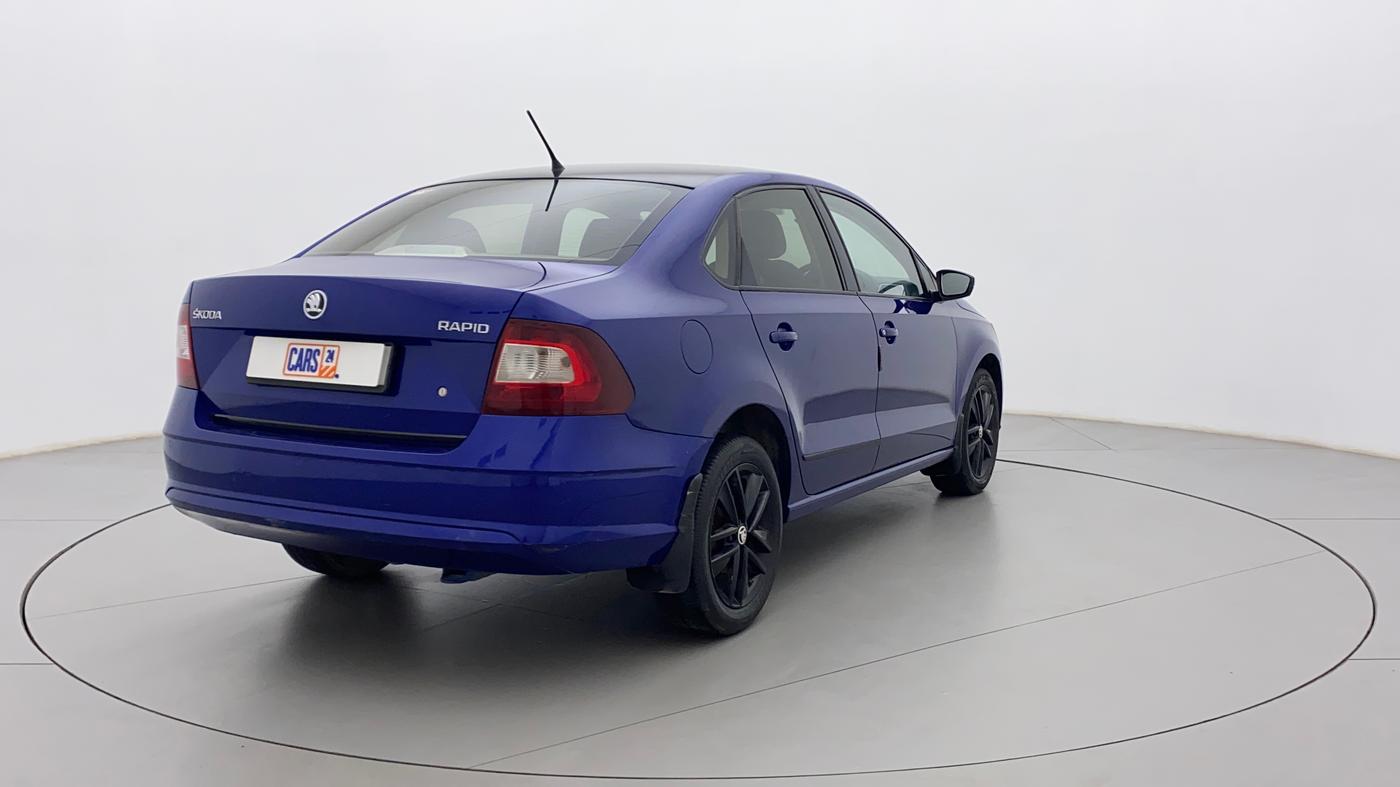 2019 Skoda Rapid AMBITION 1.6 MPI MT, Petrol, Manual, 76,795 km, Right Back Diagonal