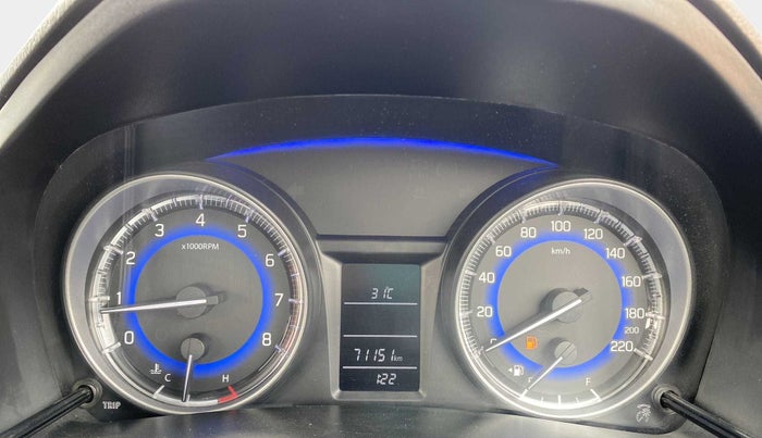 2016 Maruti Baleno DELTA PETROL 1.2, Petrol, Manual, 71,179 km, Odometer Image