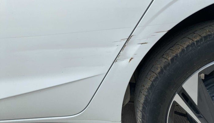 2021 Hyundai NEW I20 Asta 1.0 GDI Turbo IMT, Petrol, Manual, 22,219 km, Left quarter panel - Slightly dented