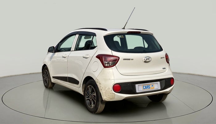 2017 Hyundai Grand i10 SPORTZ (O) AT 1.2 KAPPA VTVT, Petrol, Automatic, 50,111 km, Left Back Diagonal