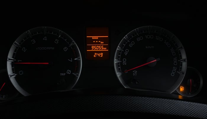 2013 Maruti Swift VXI, Petrol, Manual, 95,051 km, Odometer Image