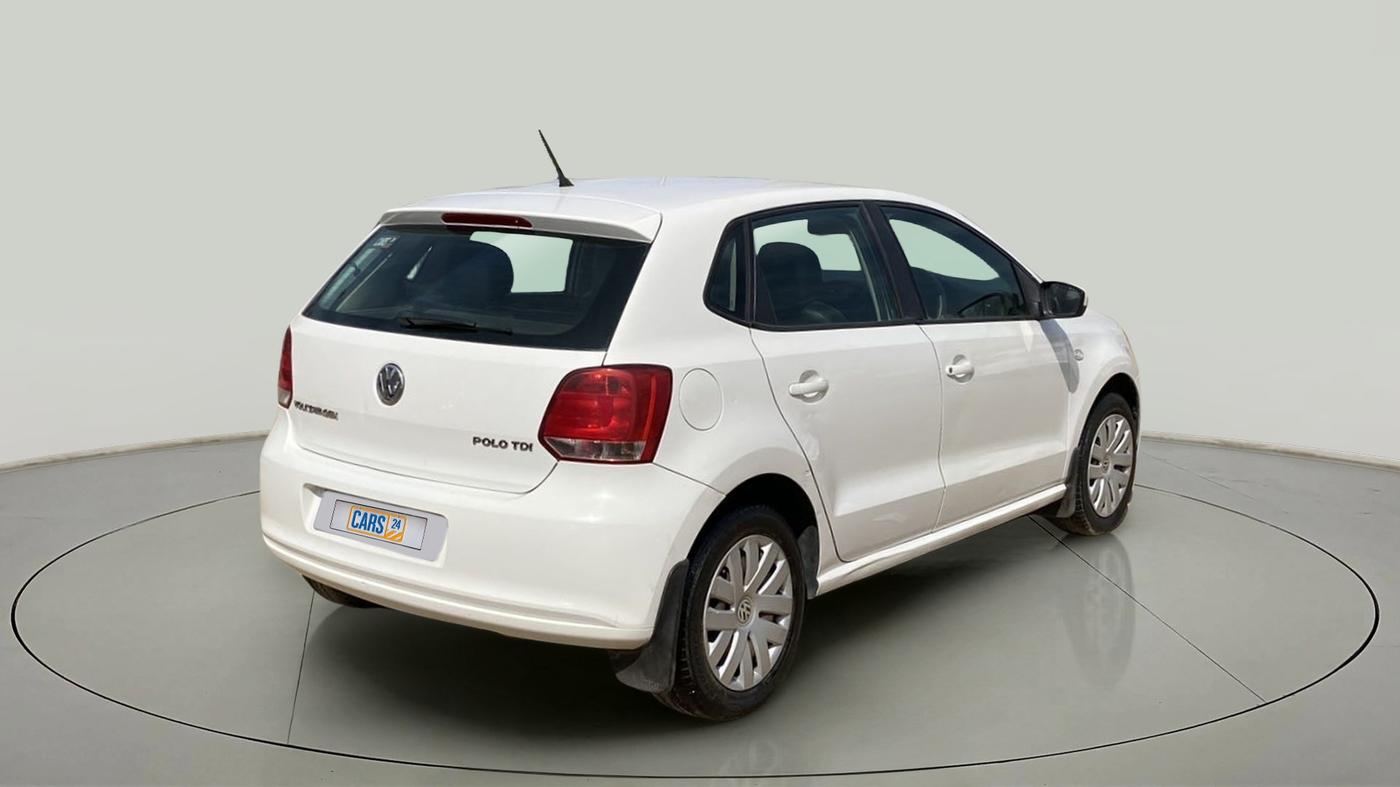 2013 Volkswagen Polo COMFORTLINE 1.2L, Diesel, Manual, 83,777 km, Right Back Diagonal